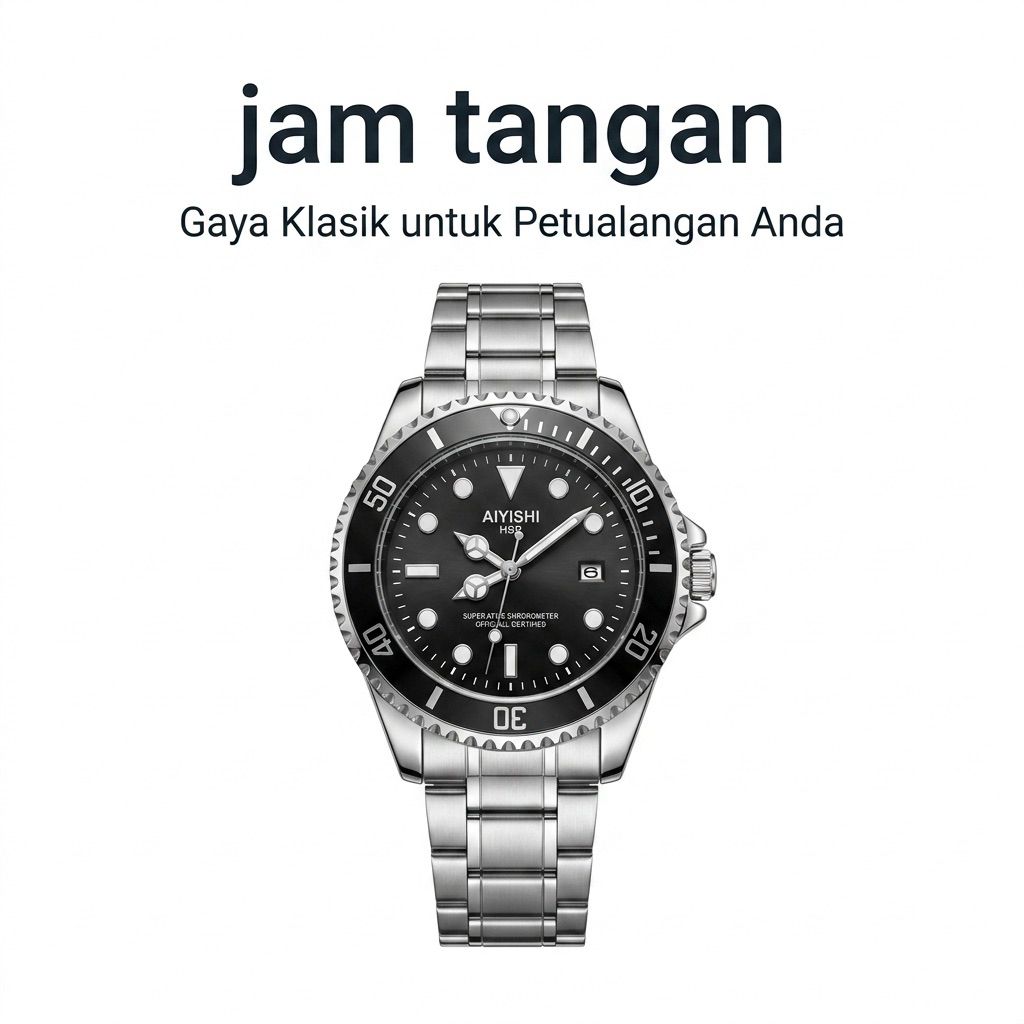 Jam Tangan AIYISHI Luxury Man Watch Stainless Steel Elegant Business Design