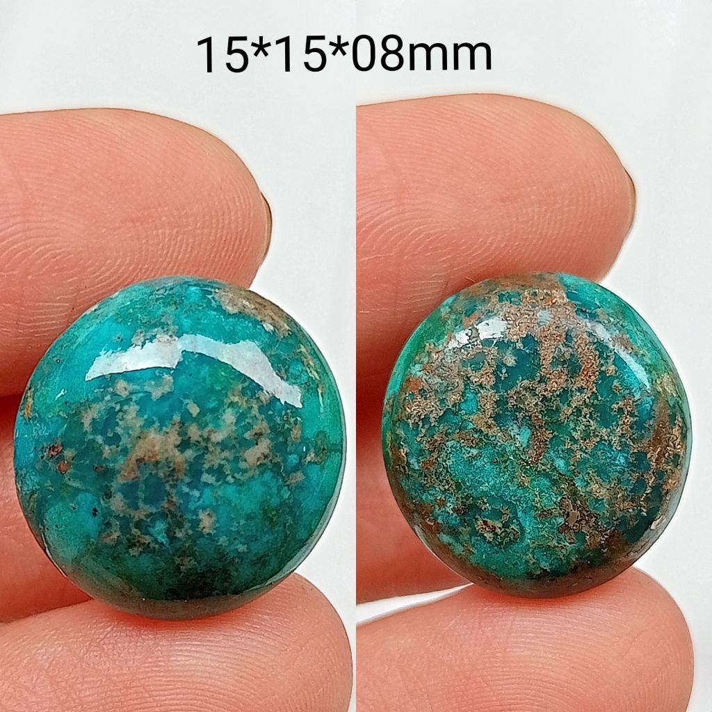 batu pirus Persia tosca hijau semi mumbul