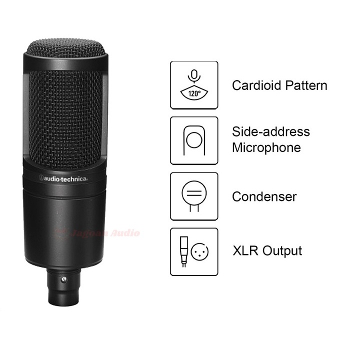 Mic Condensor Audio Technica at2020 at 2020 - AT2020