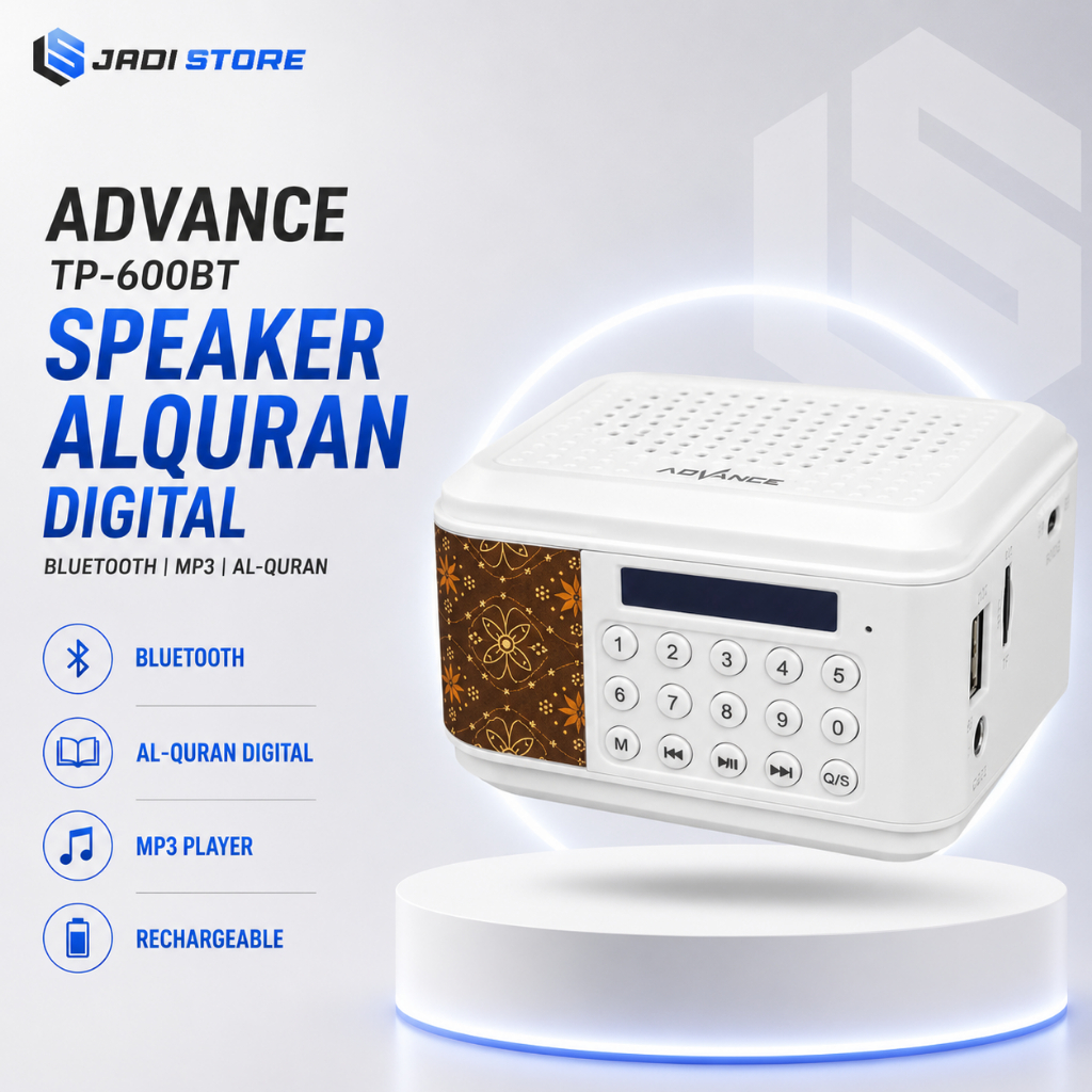 ADVANCE Speaker Advance TP-600BT Advance Bluetooth Alquran Digital Alquran Mini Al Quran Advan TP 60