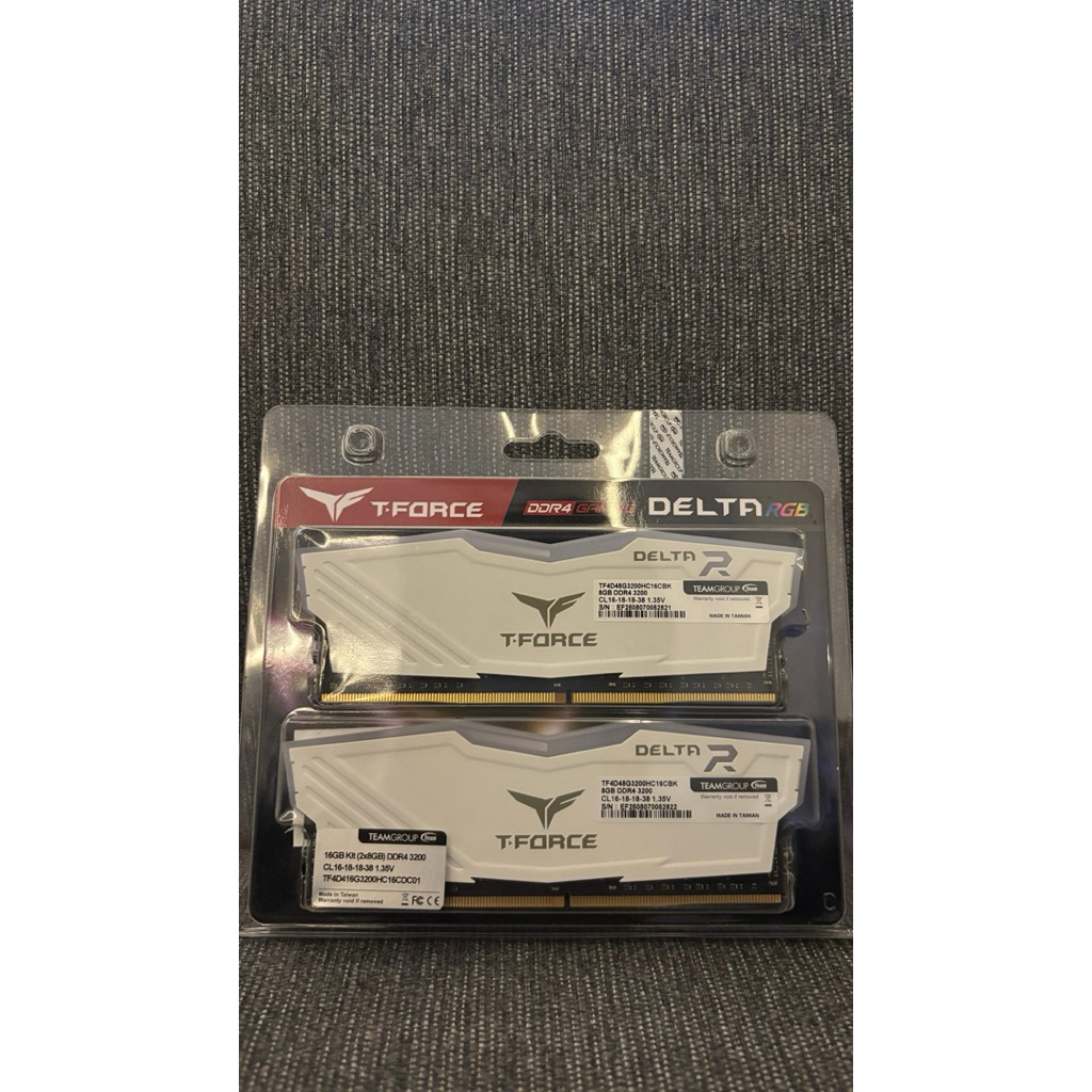 RAM T Force 16gb kit 3200mhz SEGEL BNIB