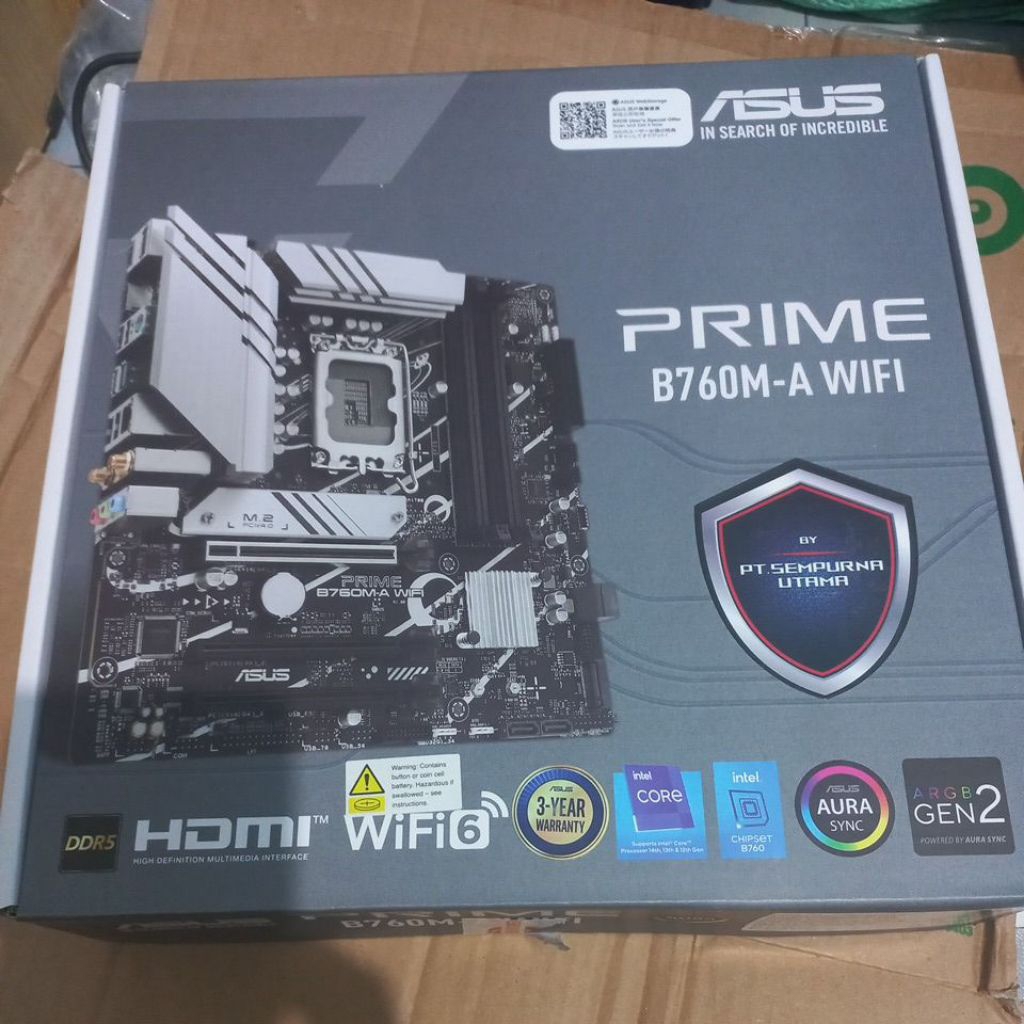 Mainboard Asus Prime B760M-A Wifi