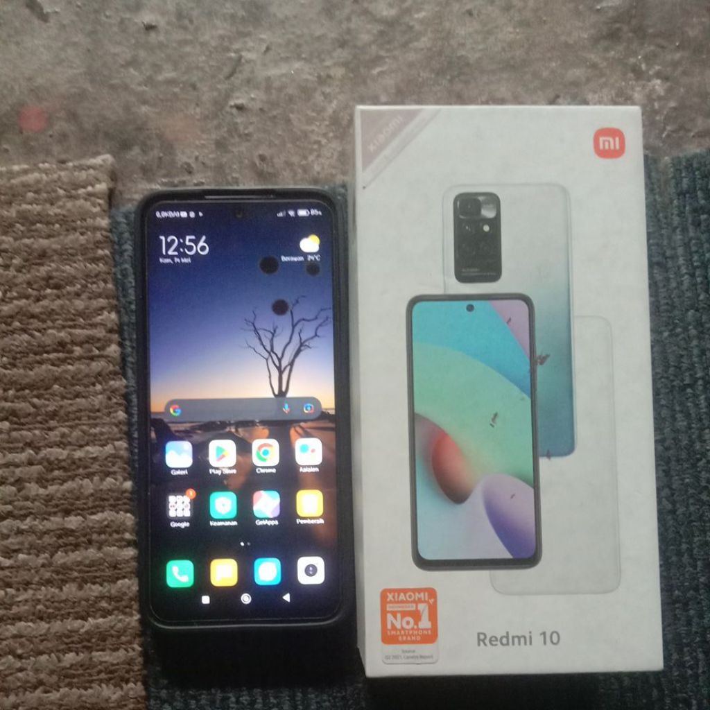 xiaomi redmi 10 bekas secon baca diskripsi ram 6/128