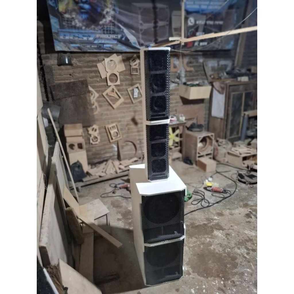 Paket Sound Siap Bunyi 10 Inch Subwoofer 4 Inch Midle