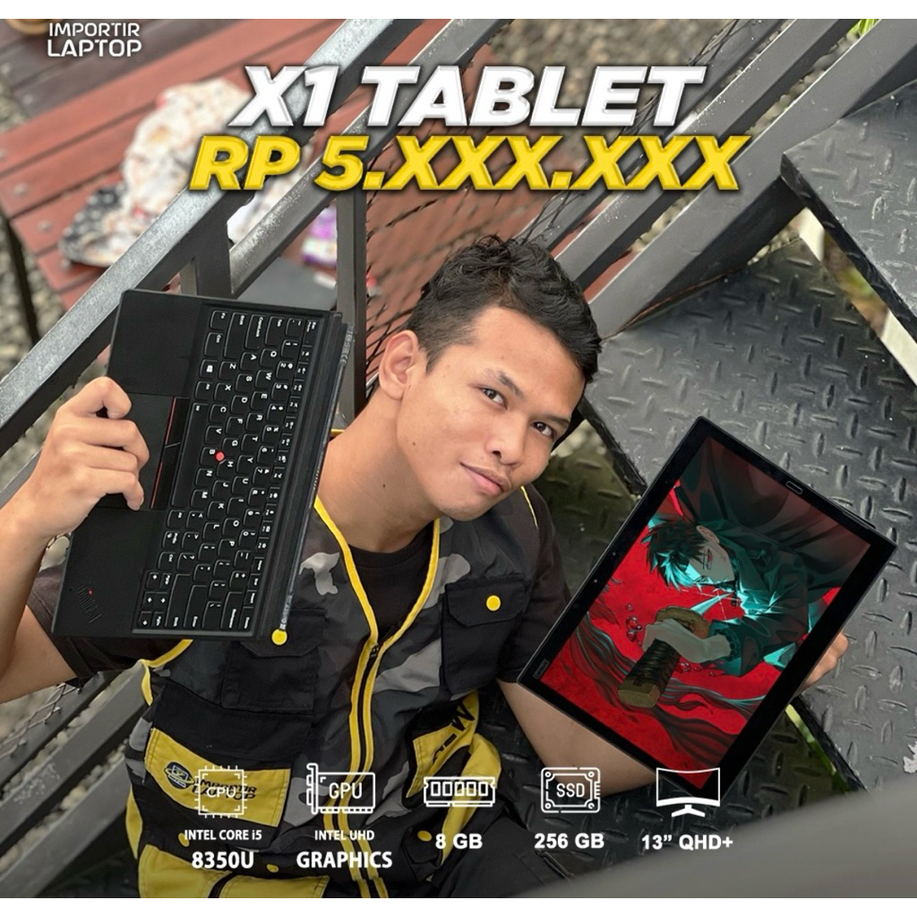 LENOVO THINKPAD X1 TABLET// LAPTOP LEPAS PASANG CONFERTABLE