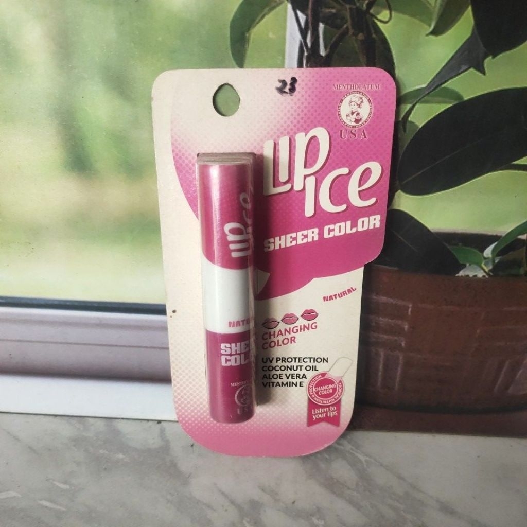 Mentholatum Lip Ice Sheer Color.