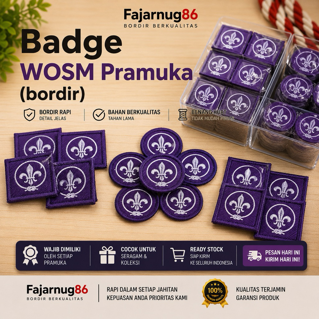 New Wosm Putra & Putri (bordir) terbaru