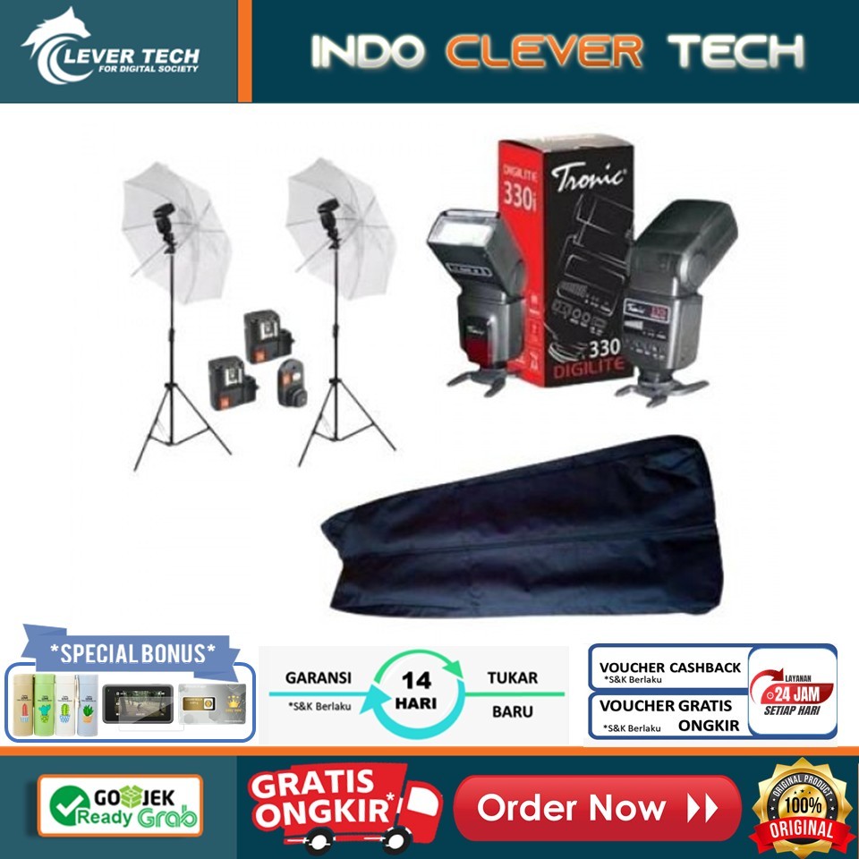 Paket Tronic strobis flash universal studio set