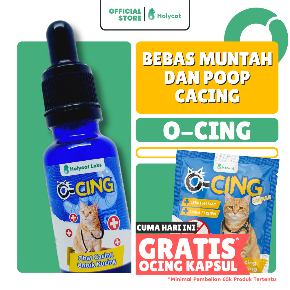 Holycatlabs obat cacing ocing untuk kucing cacingan kitten dewasa ampuh
