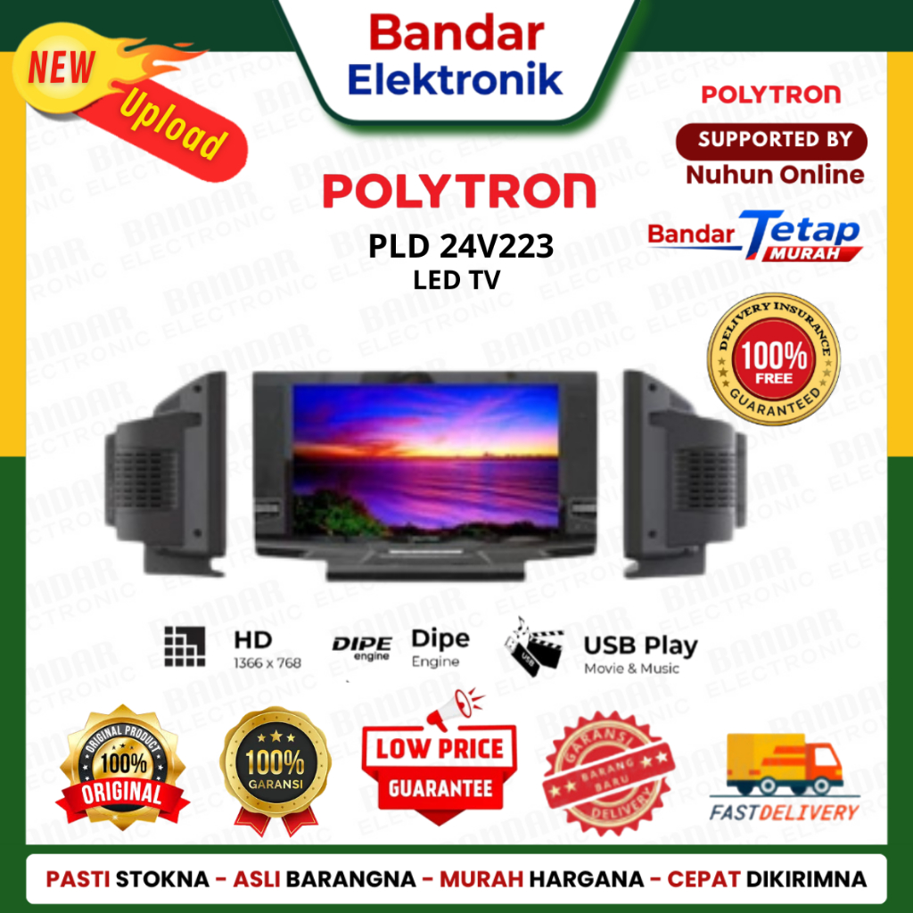 Polytron Digital TV  PLD 24V223 Semi Tabung