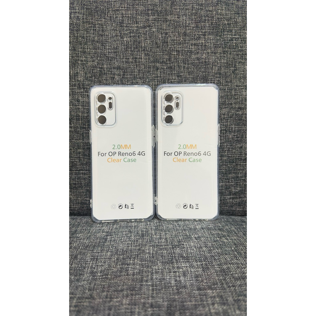 Soft Clear Case Untuk Oppo Reno 6 4G