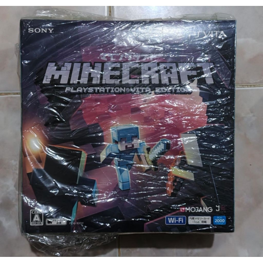 PS vita slim OFW edisi maincraft (rare)