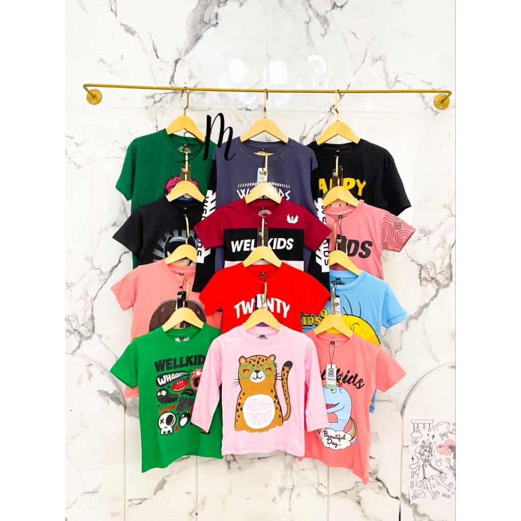 PROMO.... Kaos Anak Full Katun Premium Random Model