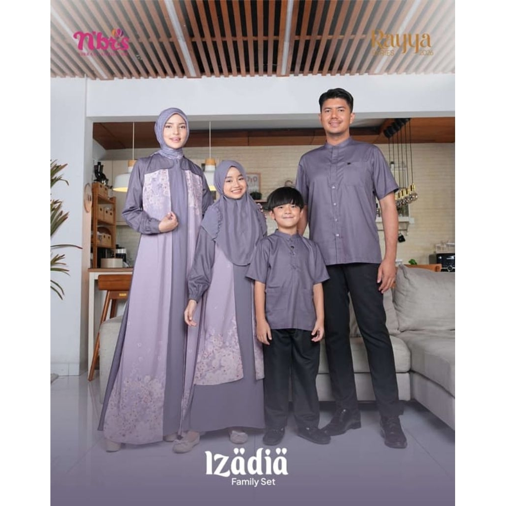 NIBRAS - IZADIA RAYA SERIES/BAJU COUPLE KELUAR/ BAJU NIBRAS