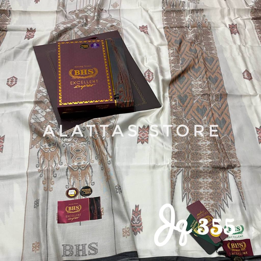 (TERBARU) sarung BHS EXCELLENT JAQUARD SONGKET JTB JSK JGL JGT GOLD ORIGINAL // SARUNG BHS EXCELLENT
