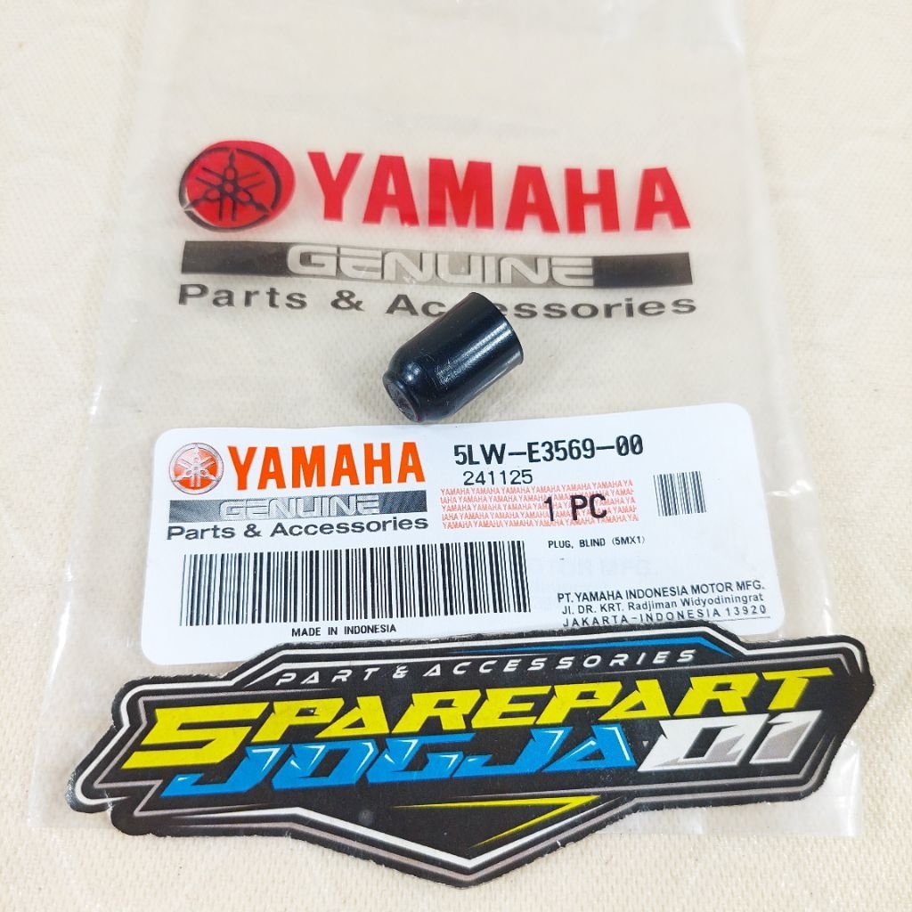 Plug Blind Karet Penahan Karet Cover Mesin Blok HEAD/SEHER Mio Sporty Mio Soul Fino Nouvo ASLI ORIGI