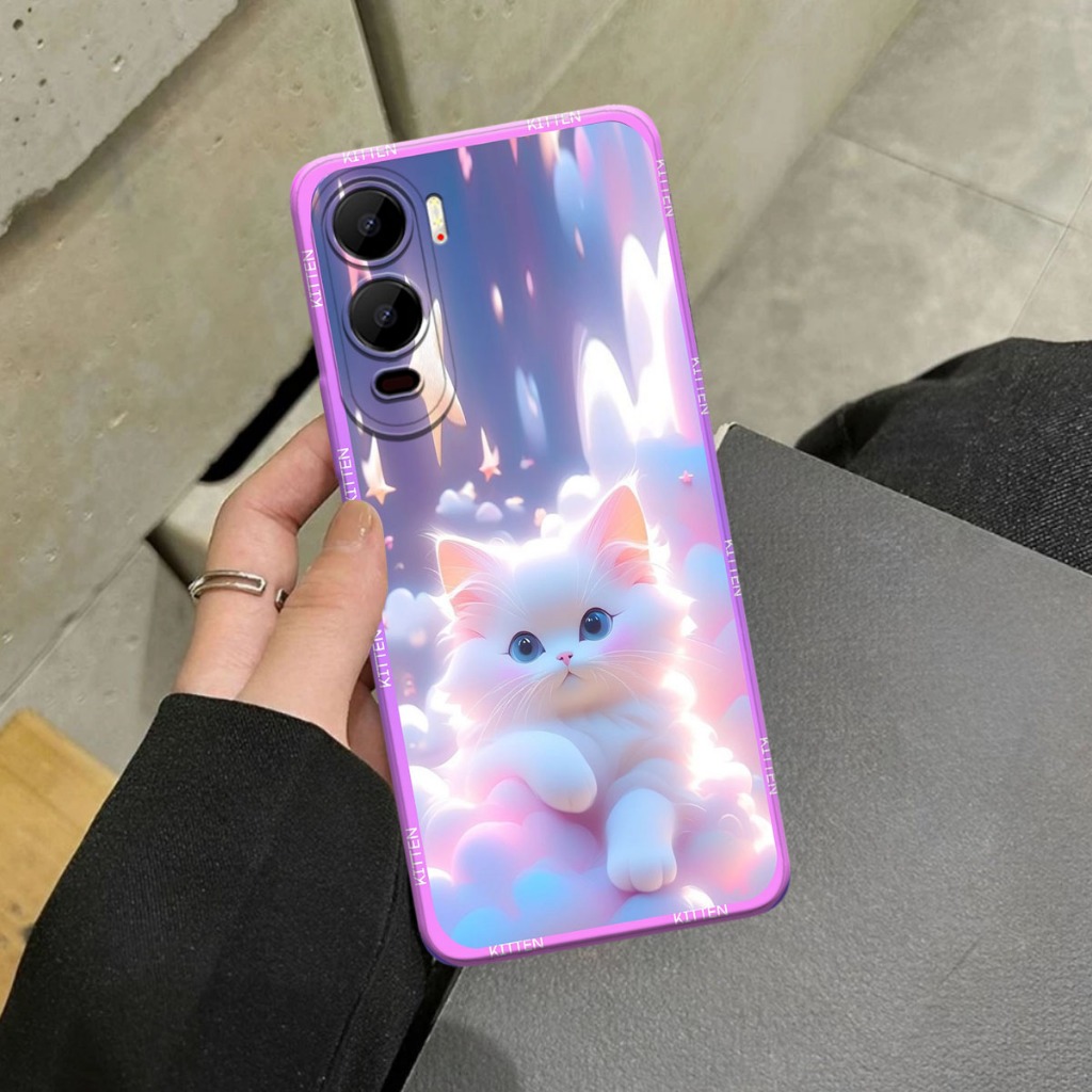 Case Hp Itel City 200 2026 Macaron Camera Protect Motif Terbaru Silikon Kekinian Softcase Casing Pro