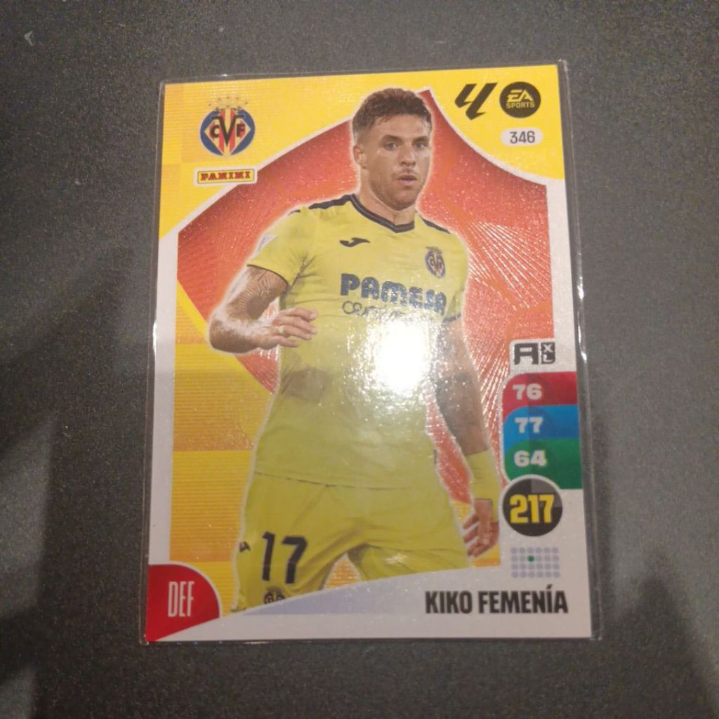kartu bola panini xl adrenalyn la liga 2024/2025 Villarreal