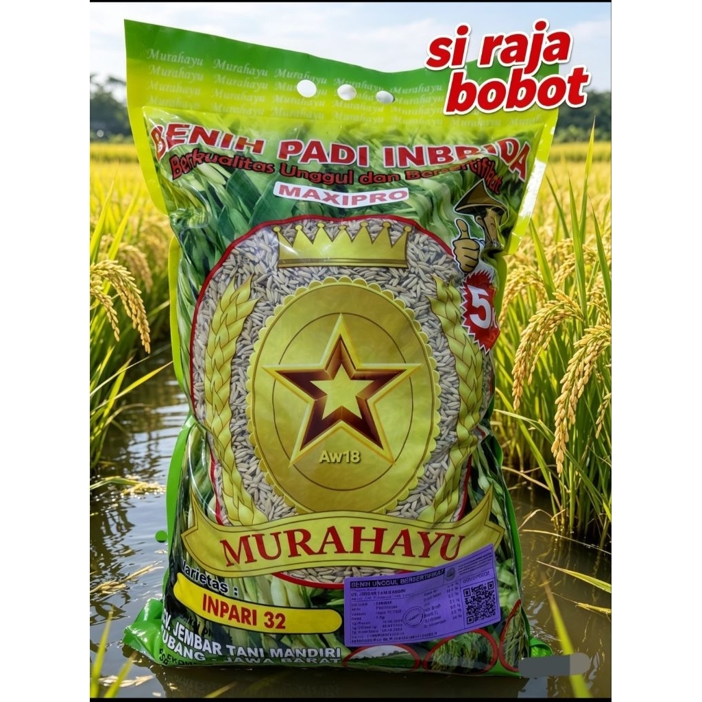 Benih Padi Premium Varietas INPARI 32 MAXIPRO