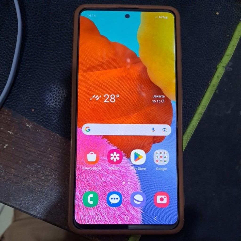 lcd samaung a51 ori copotan.