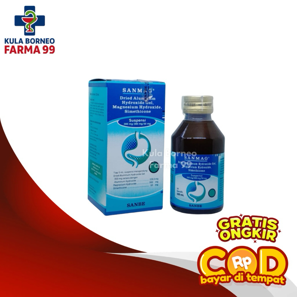 SANMAG 120 ml - Obat Lambung, Maag