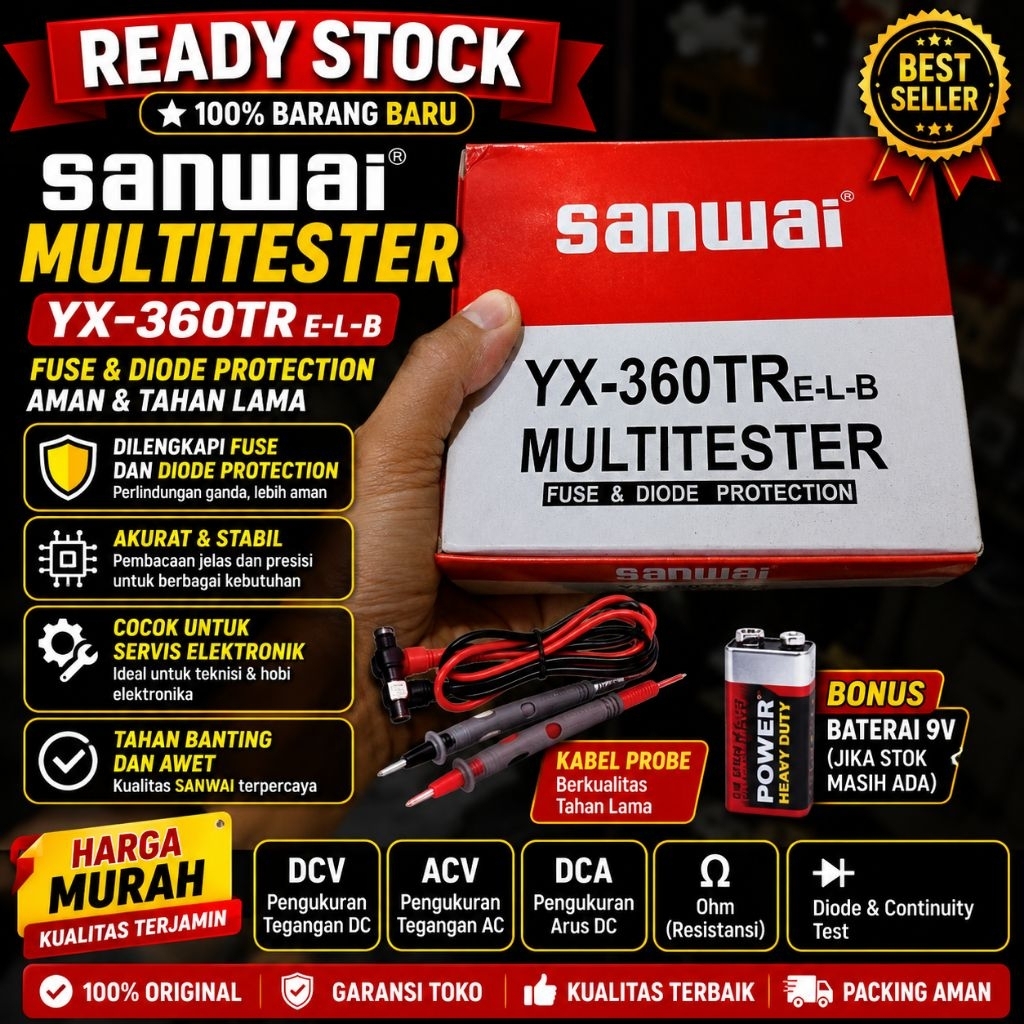 MULTITESTER ANALOG SANWAI