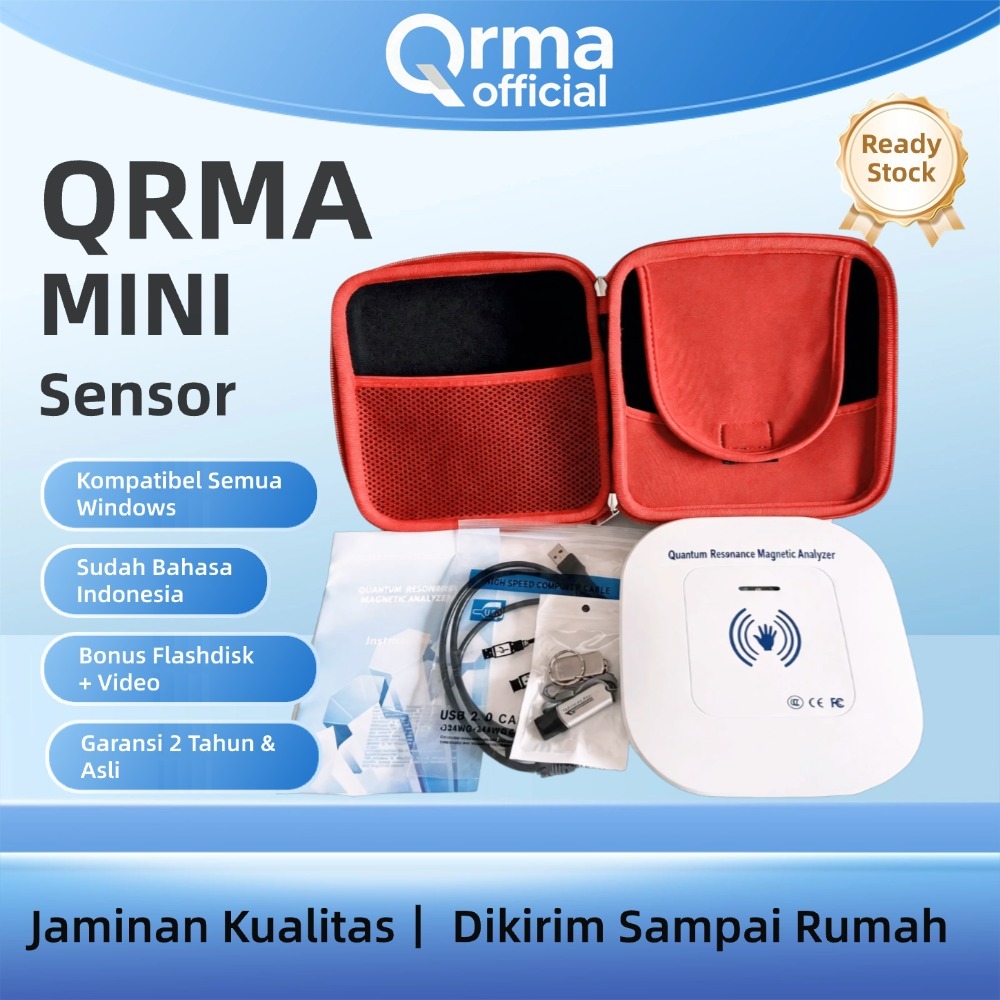 Kuantum Resonance Magnetic Analyzer QRMA MINI SENSOR Quantum New Versi Tanpa Handpind Garansi 2Tahun