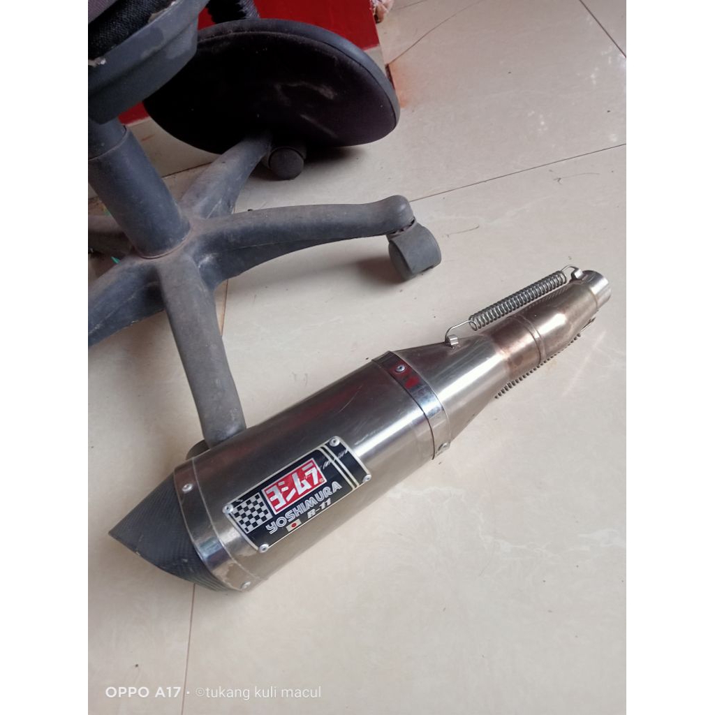 silincer Yoshimura R11 bekas ninja 250