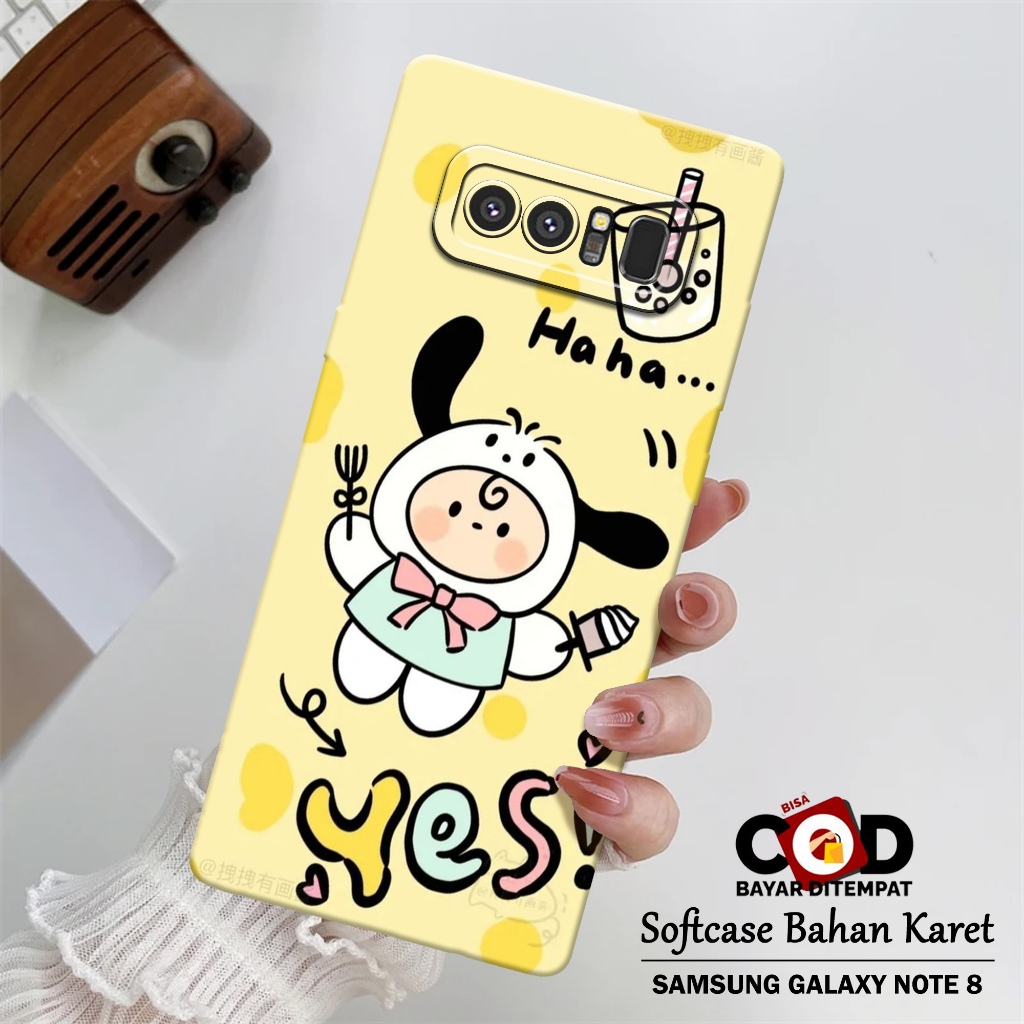 Case Hp Samsung Galaxy Note 8 Terbaru - Gambar Kartun Lucu - Casing Samsung Galaxy Note 8 Terbaru - 