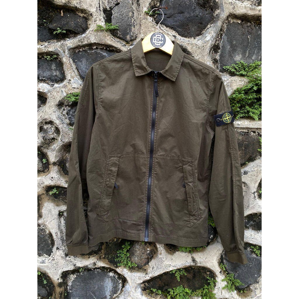 overshirt stone island olive