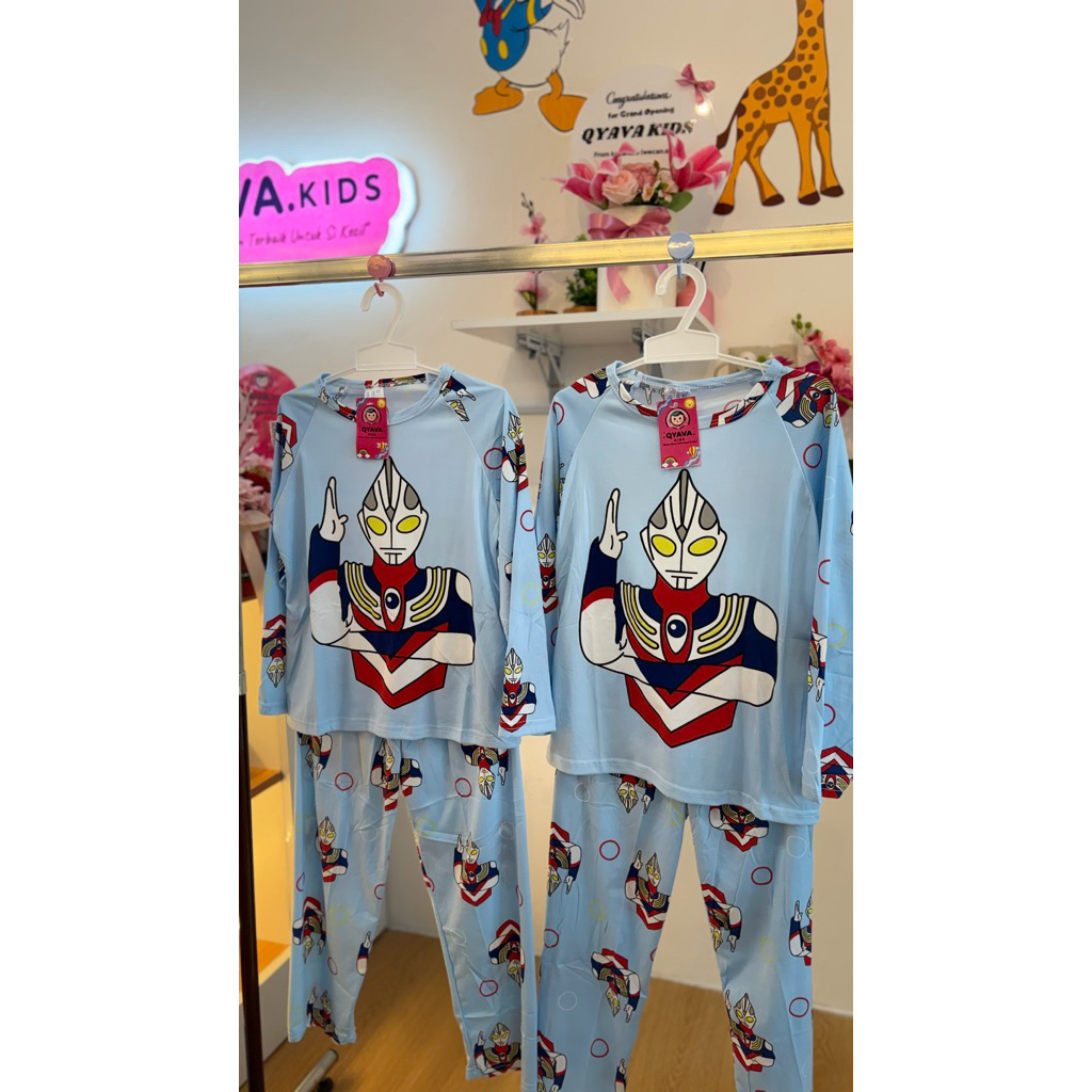 BAJU TIDUR PANJANG ANAK LAKI-LAKI (ULTRAMAN)