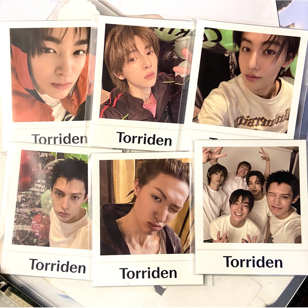 OFFICIAL PHOTOCARD POLAROID POLA CORTIS X TORRIDEN KEONHO JAMES JUHOON MARTIS SEONGHYEON GROP COLLAB