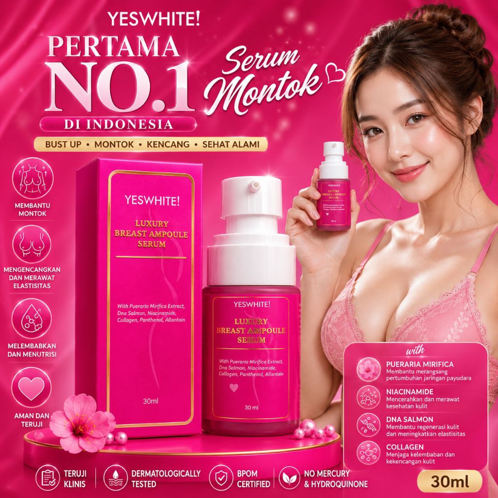 [NEW LAUNCH] YESWHITE Luxury Breast Ampoule Serum 30 ml With Pueraria Mirifica Extract - Serum Pemon