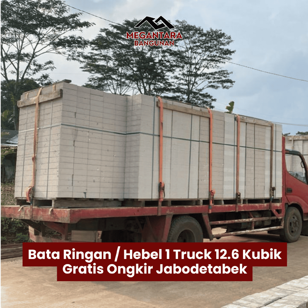 Hebel Bata Ringan Alfacon 1 Truck DO 12,6 Kubik SNI Sertifikat Free Ongkir Jabodetabek