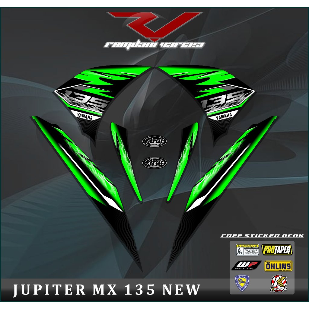 STRIPING JUPITER MX 135 NEW/STIKER VARIASI MX NEW/MX 135 NEW EXCITER