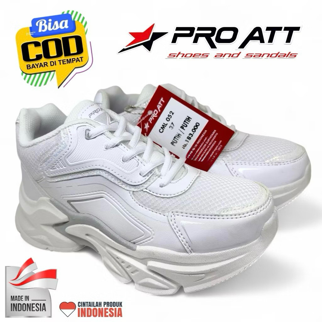 Sepatu Pro ATT BSD 640 LW 99 NBA 701 Tali Warna Putih Original
