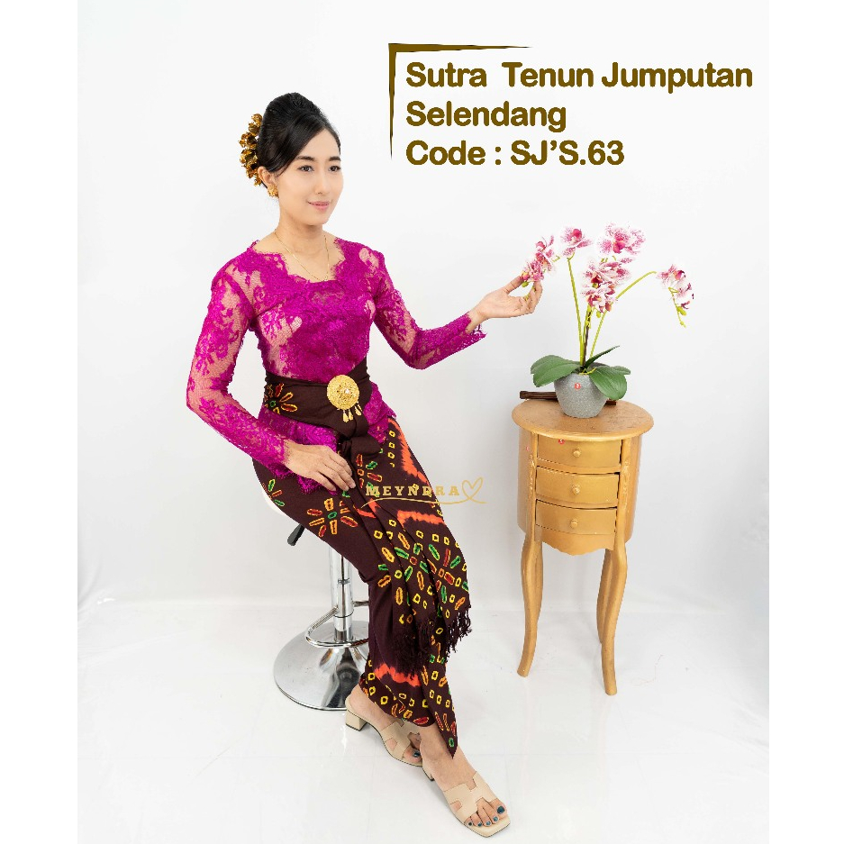 MEYNDRA BUSANA-20: Endek Jumputan Selendang ,Endek Kristik Jumputan Selendang, Sutra Jumputan Selend