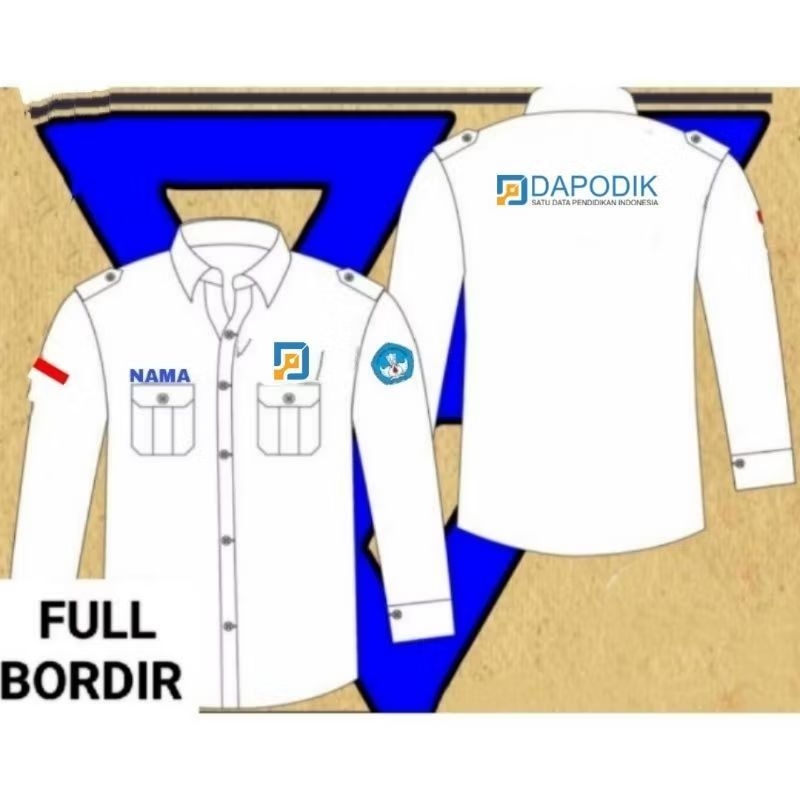 Seragam Kemeja PDH DAPODIK/SERAGAM DAPODIK/PDH DAPODIK/KEMEJA DAPODIK