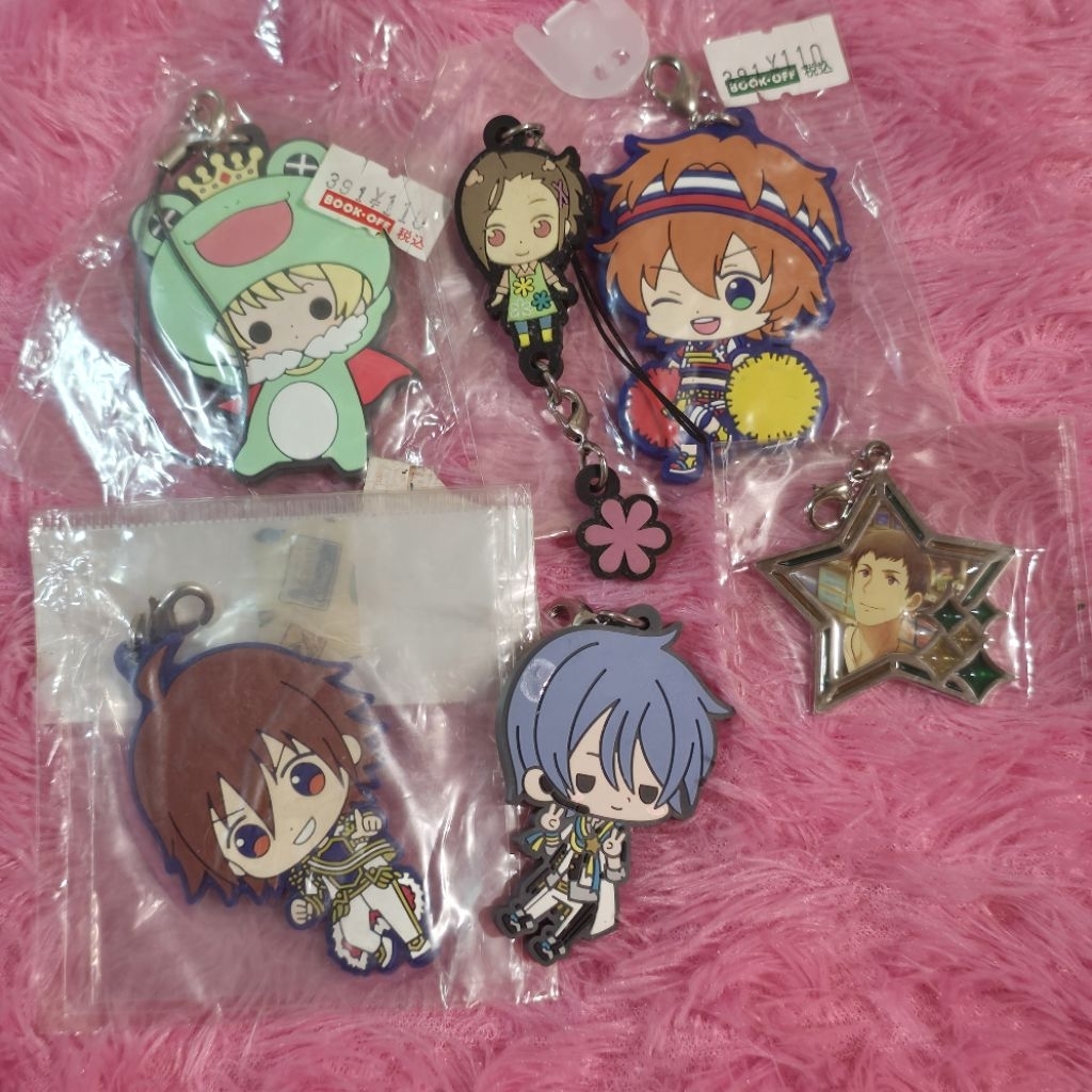 [UPDATE] Imas im@s THE iDOLM@STER idolmaster sideM keychain gantungan kunci rubber strap metal offic