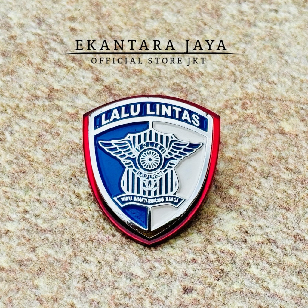 Pin Lantas/Brevet Lantas/Brivet Lantas/Bross Lantas Polri Full Mika Glossy Premium