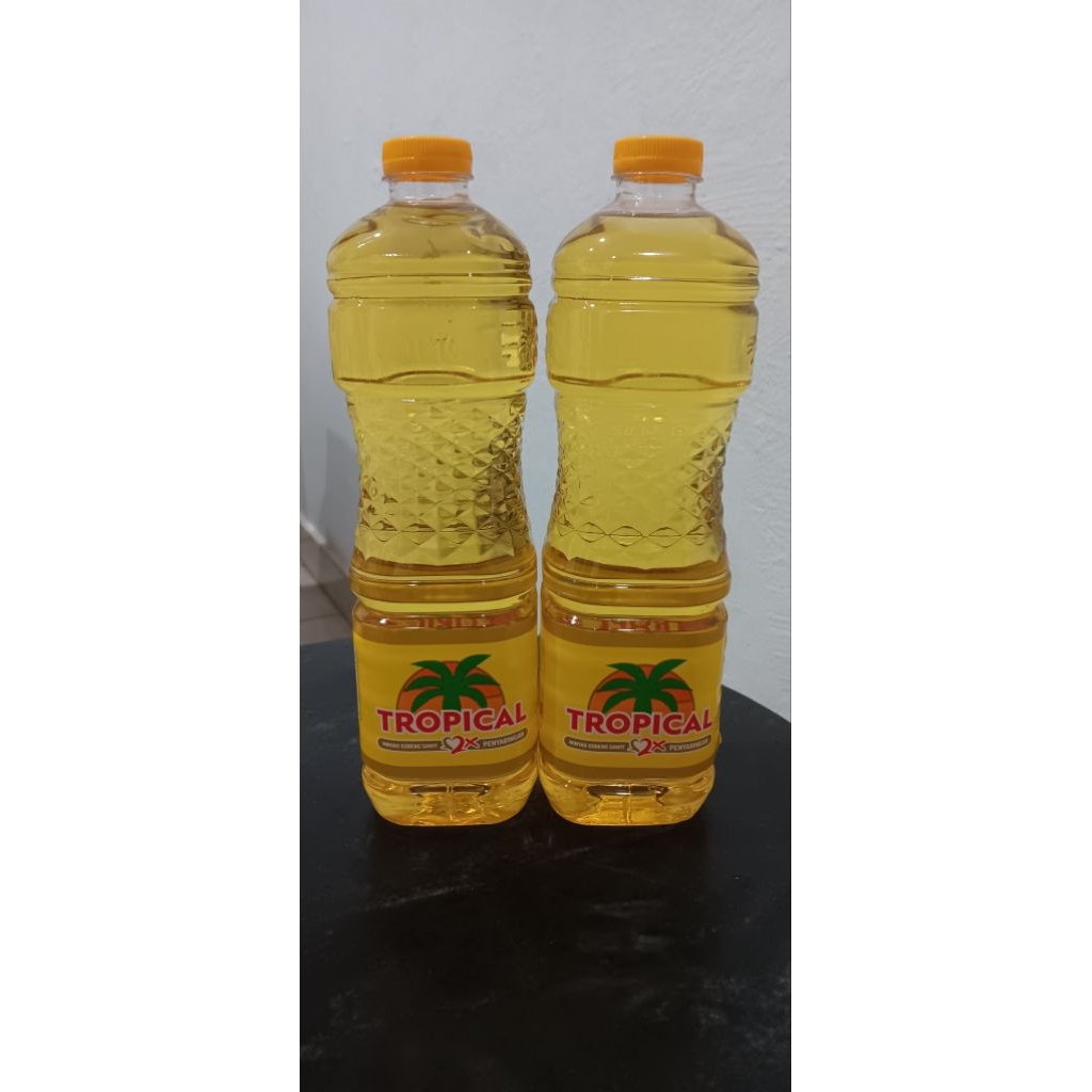Minyak Goreng Tropical 1 liter - Dua Kali Penyaringan, Kualitas Jernih, Kemasan Praktis