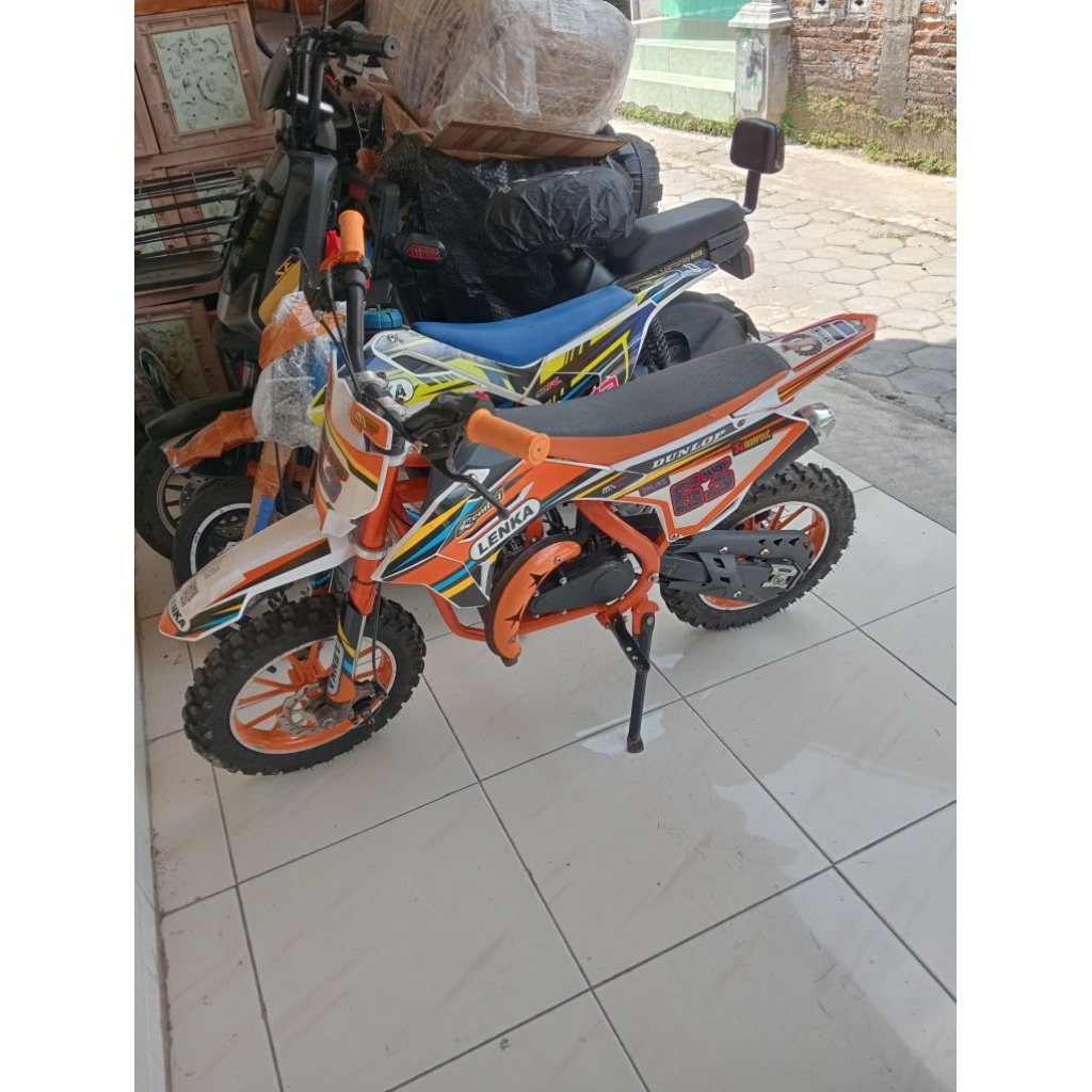 sperpart mini trail/copotan tanpa rangka dan roda depan