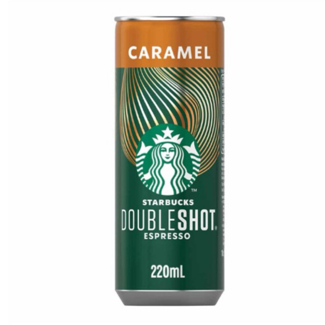Starbuck Doubleshot Minuman Kopi Caramel kaleng 220ml