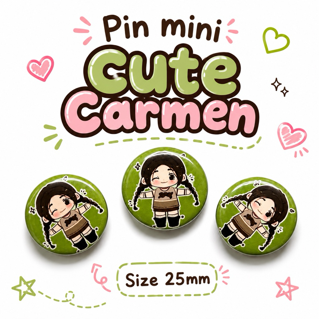 Pin Mini Carmen Hearts2Hearts