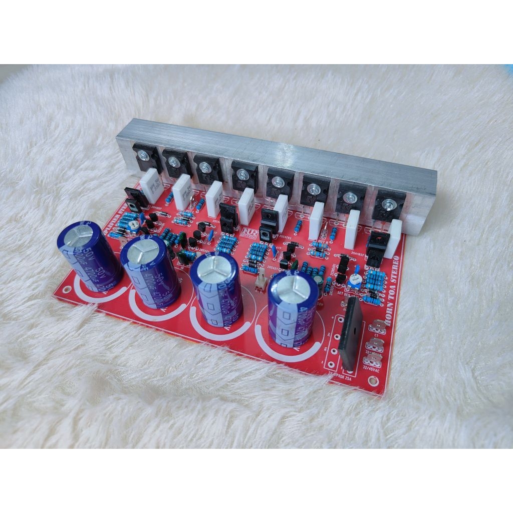 Kit driver power horen toa corong stereo tinggal colok psu
