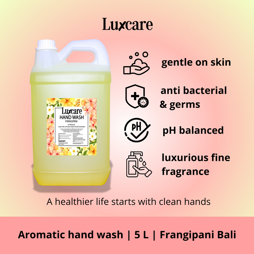 AROMATIC HAND WASH with antibacterial FRANGIPANI BALI 5000 ml / 5 liter - SABUN CUCI TANGAN AROMATIK