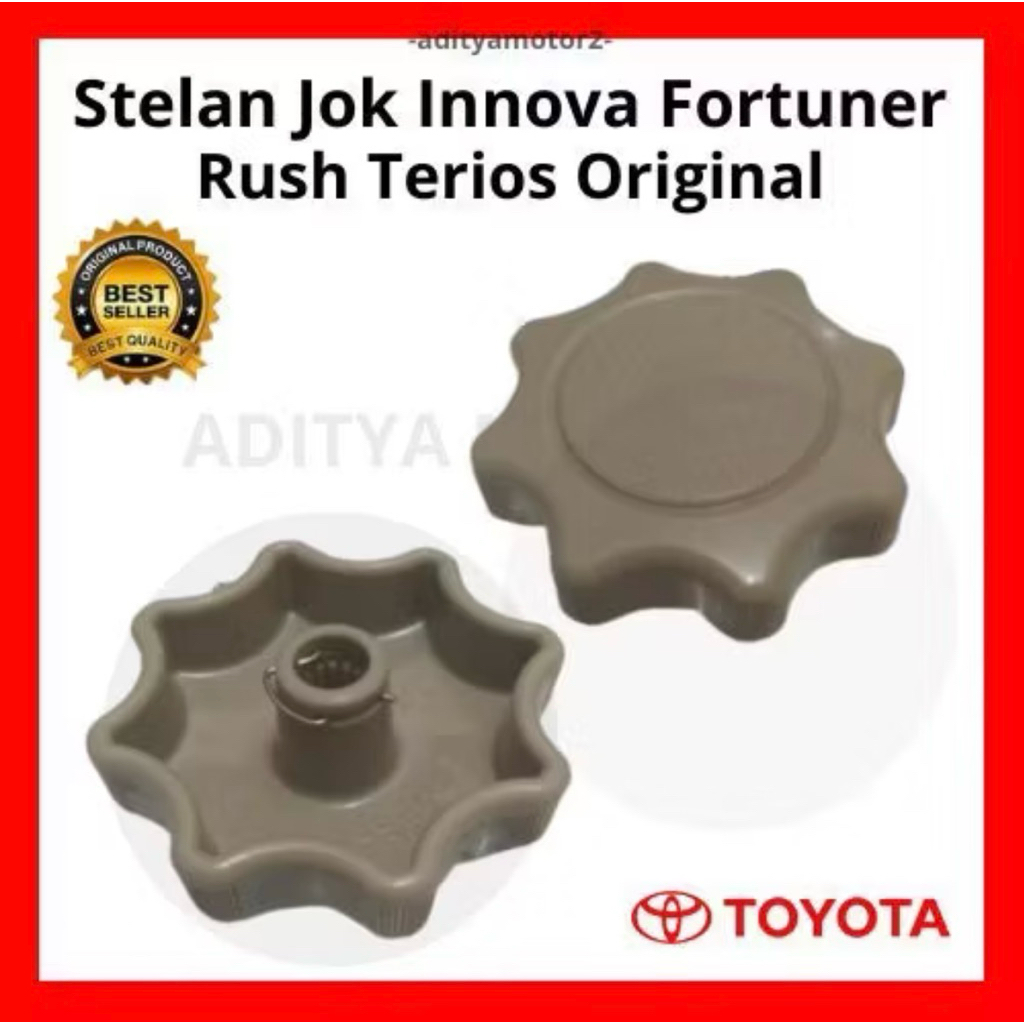 Stelan Jok Original Innova Fortuner Rush Terios | Knop Pengatur Sandaran Kursi Mobil Toyota