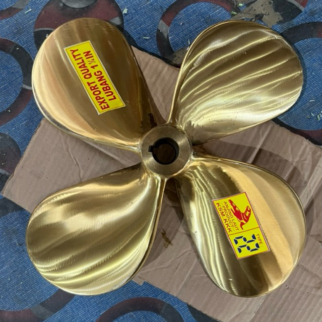 KIPAS PERAHU/BALING-BALING KAPAL DAUN 4 TIPE 22 TGE (DIAMETER 50 CM & 47 CM),MEREK ANJING LAUT,PRODU