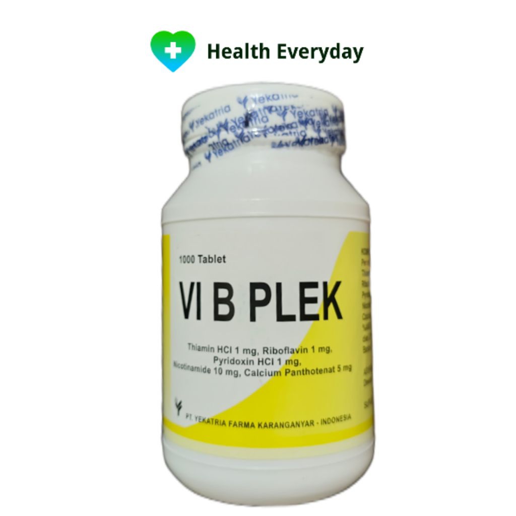 VI B PLEK Vitamin B Complex isi 1000s/Botol - YEKATRIA