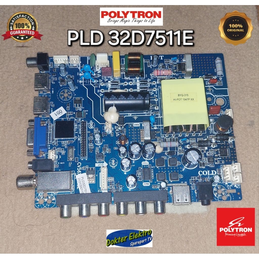 MAINBOARD MB POLYTRON PLD 32D7511E ORIGINAL